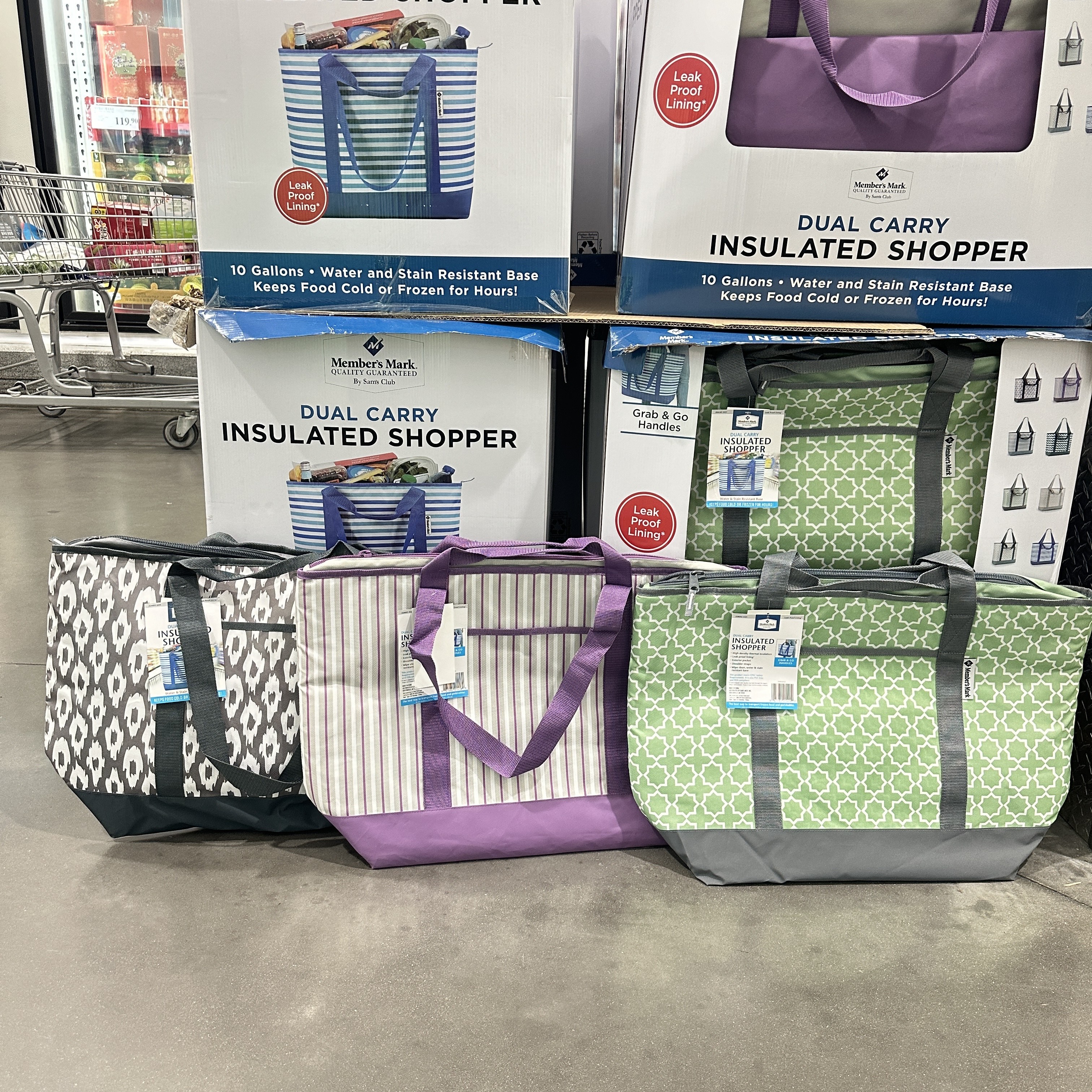 MM山姆代购超大购物袋旅行包保温袋保冷行李大包结实耐用超大容量