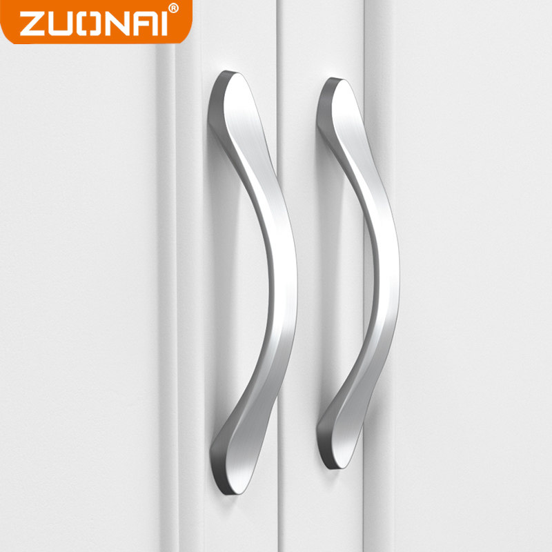 佐耐欧式衣柜门银色门把拉手现代简约厨房橱柜小拉手抽屉柜子把手,基础建材,小拉手,淘宝优惠券,粉丝福利购,淘宝优惠卷