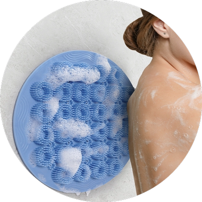 吸盘硅胶后背洗澡搓澡神器