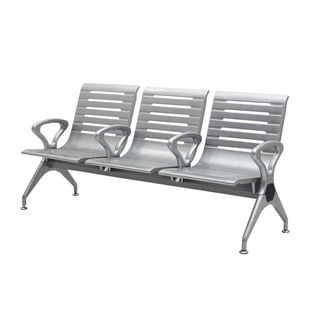 奈高连排机场椅公共座椅银行医院等候输液椅休闲时尚三人位-A