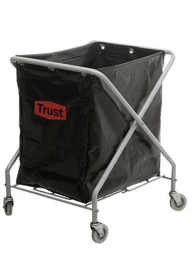 安赛瑞洗衣房客房服务车回收车170LX型折叠布草车灰色5041特耐适T