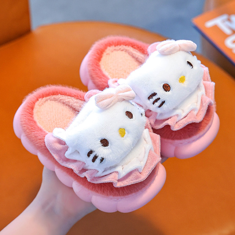 儿童棉拖鞋秋冬季男童卡通居家室内拖鞋女童保暖小孩宝宝包跟棉鞋,童鞋/婴儿鞋/亲子鞋,儿童棉拖鞋,淘宝优惠券,粉丝福利购,淘宝优惠卷