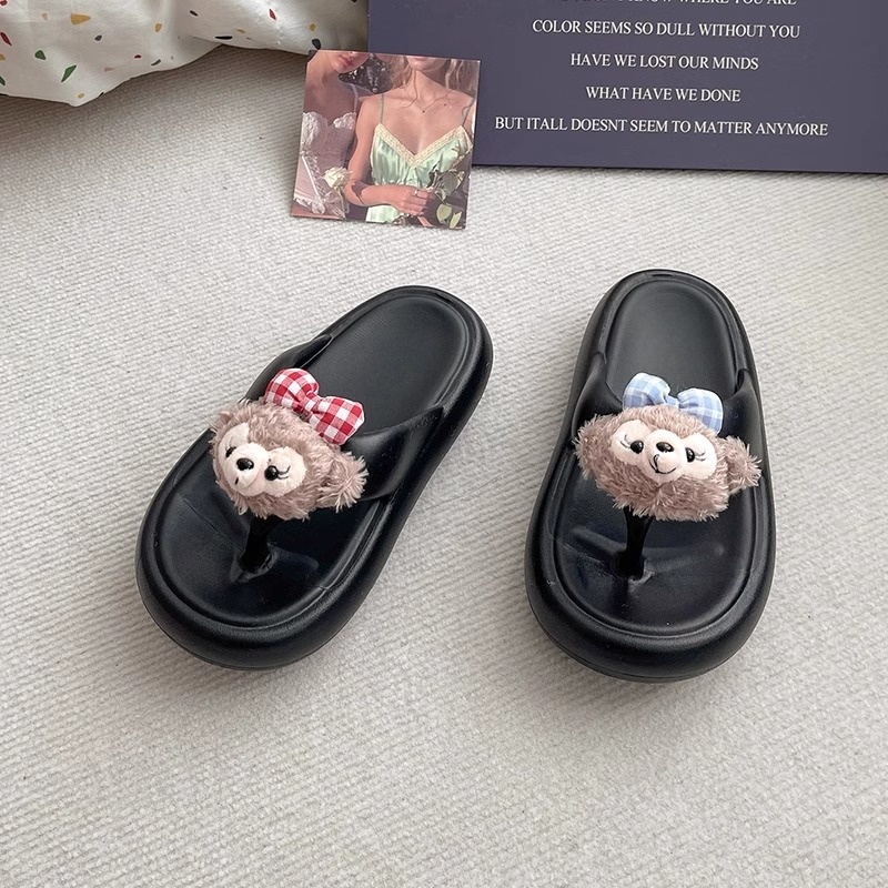 EVA材质平底沙滩人字拖