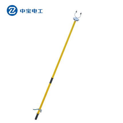 中宝电工绝缘拾物钳地铁铁路用环氧树脂工具10KV2m杆现做货期1-20