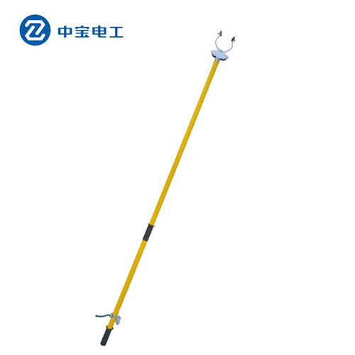 中宝电工绝缘拾物钳地铁铁路用环氧树脂工具10KV2m杆现做货期1-20