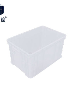 正奇谊加厚塑料周转箱3号加高：520*350*285mm（白色）单位：个货