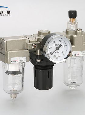 米星（MSTAR）气动三联件气源处理器调压阀过滤器油水分离器AC系
