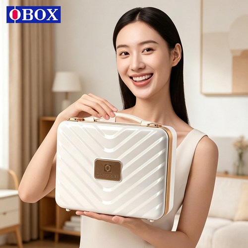 OBOX带灯镜面大容量化妆包