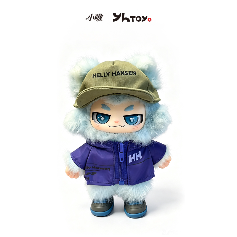 小嗷 X HELLY HANSEN-海岸漫游家限定毛绒吊卡 - 实物图