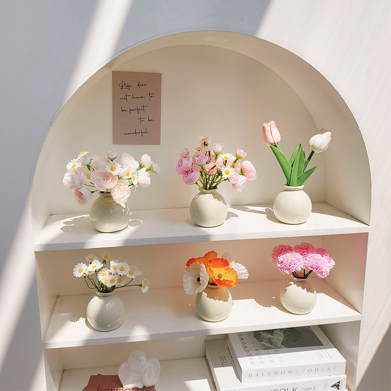 装饰花卉仿真花高档ins拍照道具