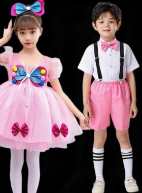 新款可爱儿童演出服蓬蓬裙