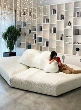 意大利进口Edra设计师北极熊沙发创意异形高级别墅懒人大白熊靠背