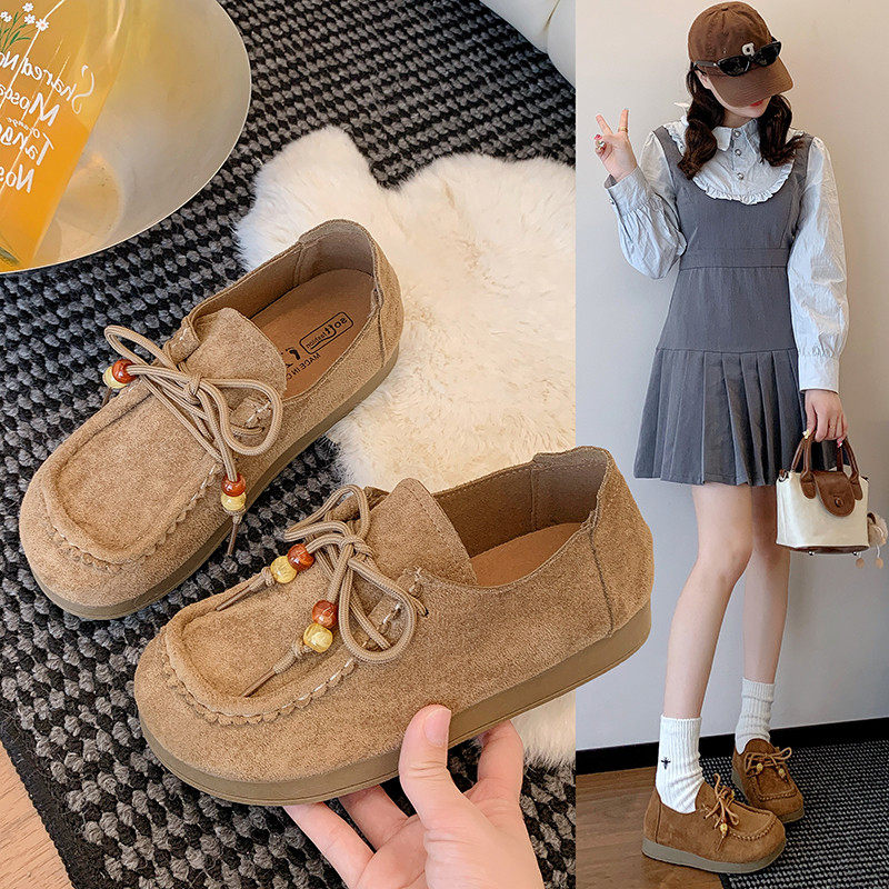 全包勃肯鞋女2026春新款平底一脚蹬懒人单鞋软底配裙豆豆鞋0125e,女鞋,勃肯鞋/软木鞋,淘宝优惠券,粉丝福利购,淘宝优惠卷