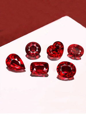 福双临18K红宝石戒指吊坠高定