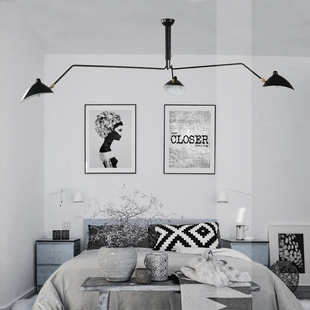 ACNikola法国设计师Serge Mouille北欧客厅吊灯卧室酒店软装吊灯