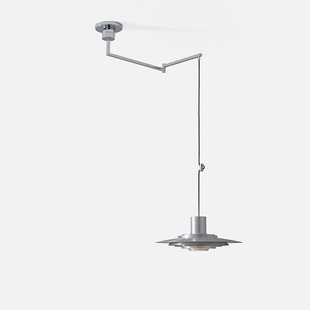 ACNikola 摇臂餐厅吊灯移位器意式极简现代中古风轻奢吧台飞碟灯