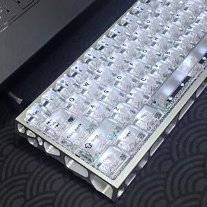 雾透磨砂正刻透光键帽适配多型号