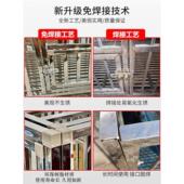 不锈钢折叠狗笼中型狗笼 带厕所方形管室内边境牧羊犬宠物金毛猎