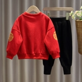 Детская толстовка, осеннее ханьфу подходит для мужчин и женщин, детский костюм, китайский стиль