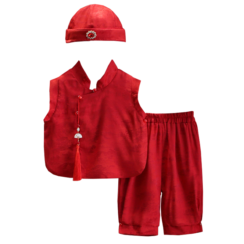 周歲禮服男寶寶女寶生日抓周服