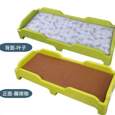 幼儿园专用夏季儿童午睡双面四季藤草婴儿牀垫子60×120冰丝凉席