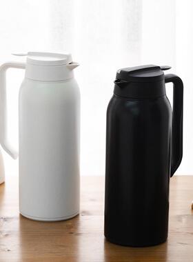 欧式保温水壶316不锈钢家用大容量黑白保温壶暖水壶热水瓶保温瓶