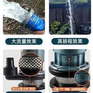 水泵潜水泵220V清水t泵水井增压家用抽水机农用高扬程灌溉