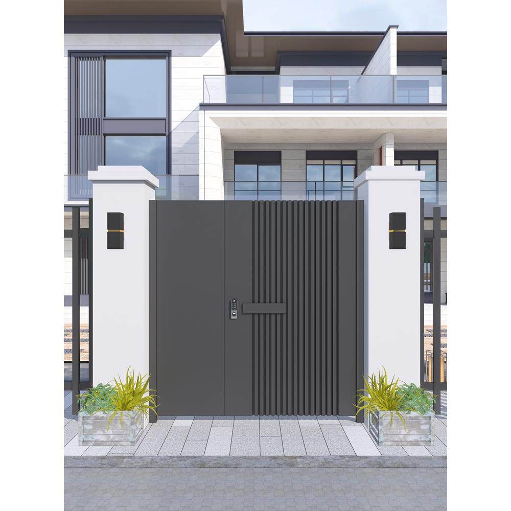 铝合金花园门不锈钢别墅大门庭院门乡村民宿小区院子门铝艺栅栏门