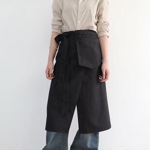 时尚半身围裙年轻款厨房餐饮专用化妆师烘焙面 面包店高级半截工