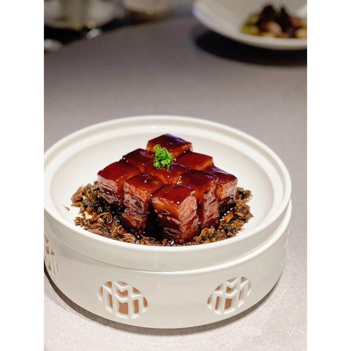 特色纯白陶瓷炉座红烧肉圆盘私房菜餐具可酒精蜡烛加热保温汤盘