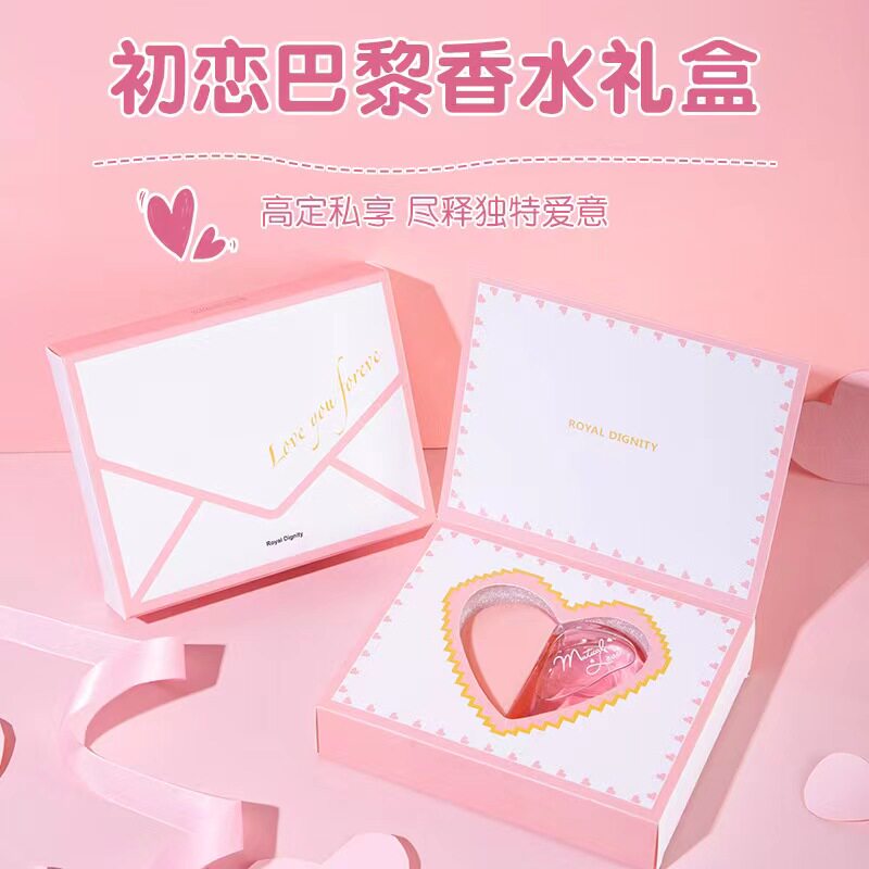 【精美盒装】初恋巴黎爱心香水生日礼物送闺蜜女士持久留香淡香