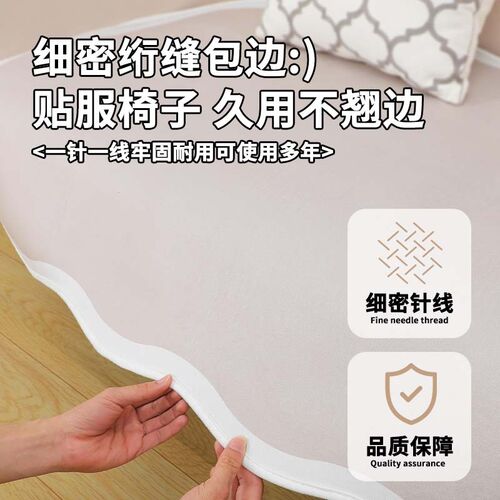 热销圆形c餐椅垫侘寂风凳子坐垫夏季椅子座垫屁垫久坐四季通用卡