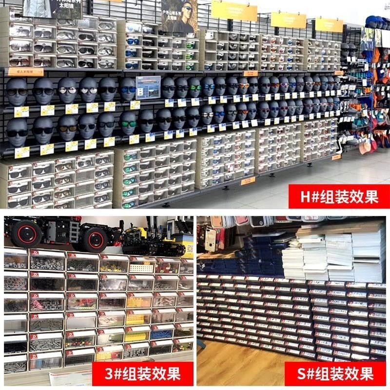 热销螺丝五金物料k胶盒子零件柜抽屉式组合式塑料零件盒收纳盒