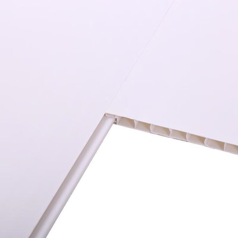 热销众立诚 PVC塑料悬吊式天花A板扣板 纯白款30cmx长2.4米
