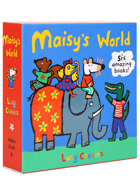 小彼恩毛毛虫点读 小鼠波波Maisy套装6册蓝盒 故事绘本