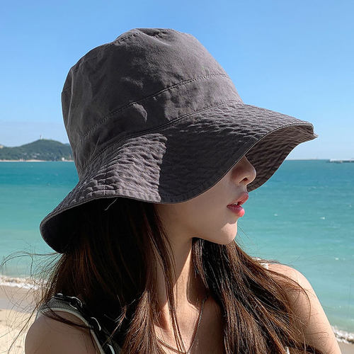 盆帽渔夫帽出游女四季纯色