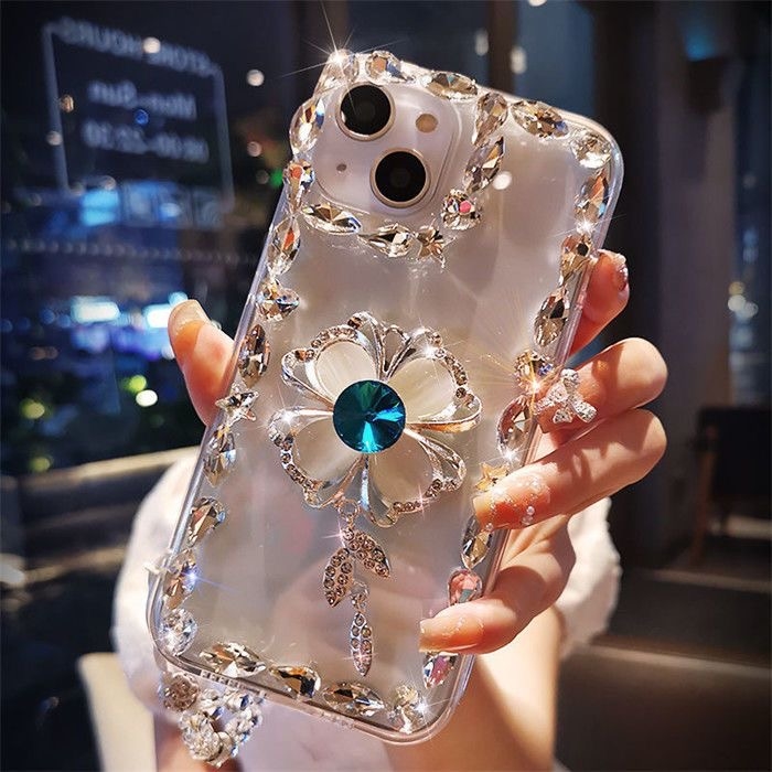 适用OPPOA2pro手机壳A58X高端玻A93S璃水钻少女A16K新款士神A57奢华网红防摔ins风硅胶A78高档端级手机壳保护