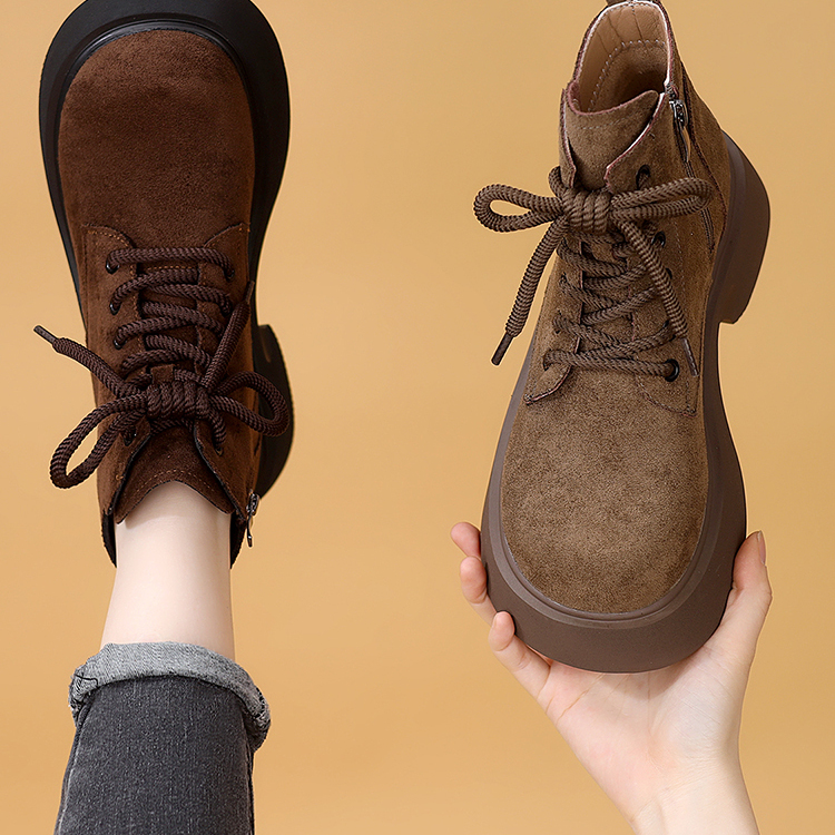 百搭软底轻便防滑勃肯加绒短靴