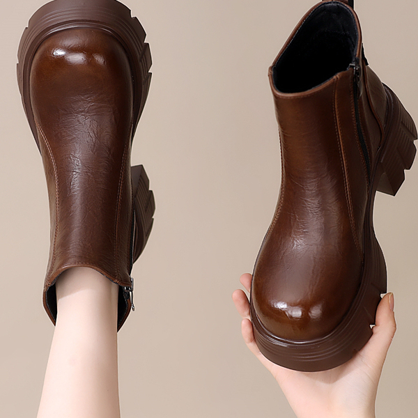 轻便烟筒靴加绒保暖切尔西短靴