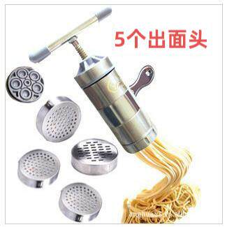 立麦不锈钢压面机 多用压面器 家用手动面条机 手动榨汁机
