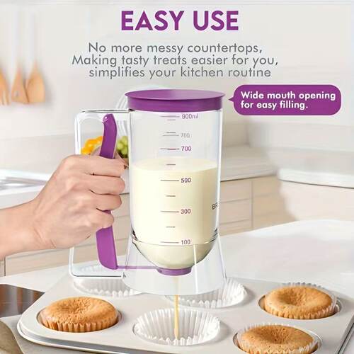 BATTER DISPENSER 蛋糕面糊分离器量杯分配器手持DIY烘焙工具