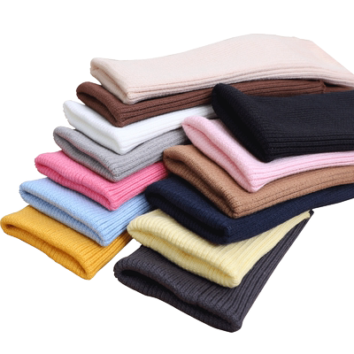 针织罗纹羽绒服儿童卫衣裤脚收口