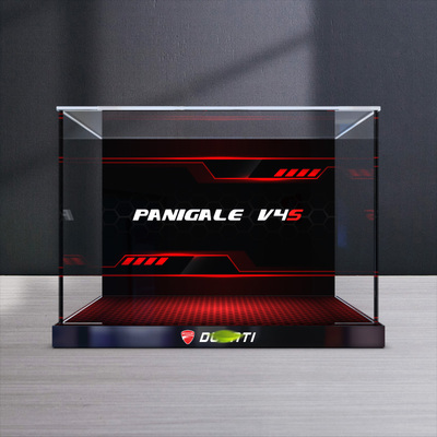 适用乐高机械组42202 杜卡迪 PanigaleV4S摩托车防尘亚克力展示盒