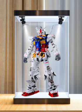 亚克力展示盒适用高达PG1/60全系列敢达强袭红色异端高透明防尘罩
