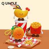 Q版 大叔小食堂儿童可爱钥匙零钱耳机收纳包盒迷你小包挂件女卡通