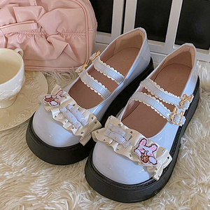 lolit厚底玛丽珍单鞋女夏2022新款洛丽塔萝莉鞋日系JK软妹小皮鞋