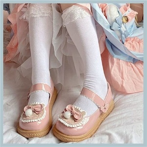 lolit厚底玛丽珍单鞋女夏2022新款洛丽塔萝莉鞋日系JK软妹小皮鞋