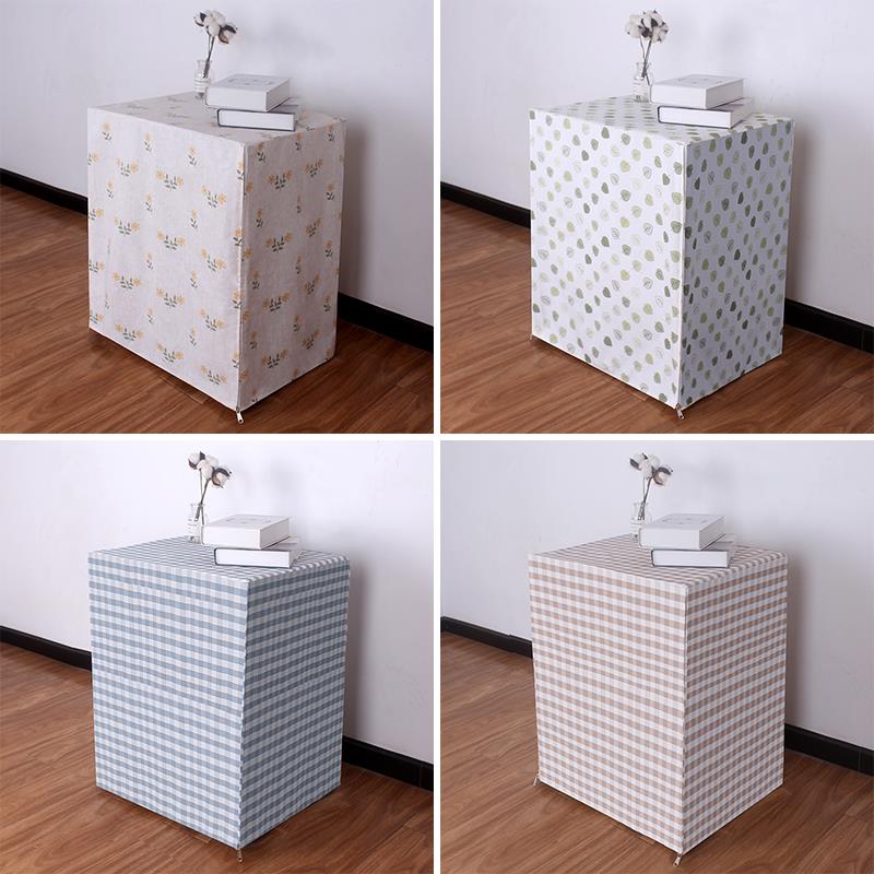 定制简约布艺保险柜罩套空气净化器防尘罩家用置物架遮盖装饰罩子