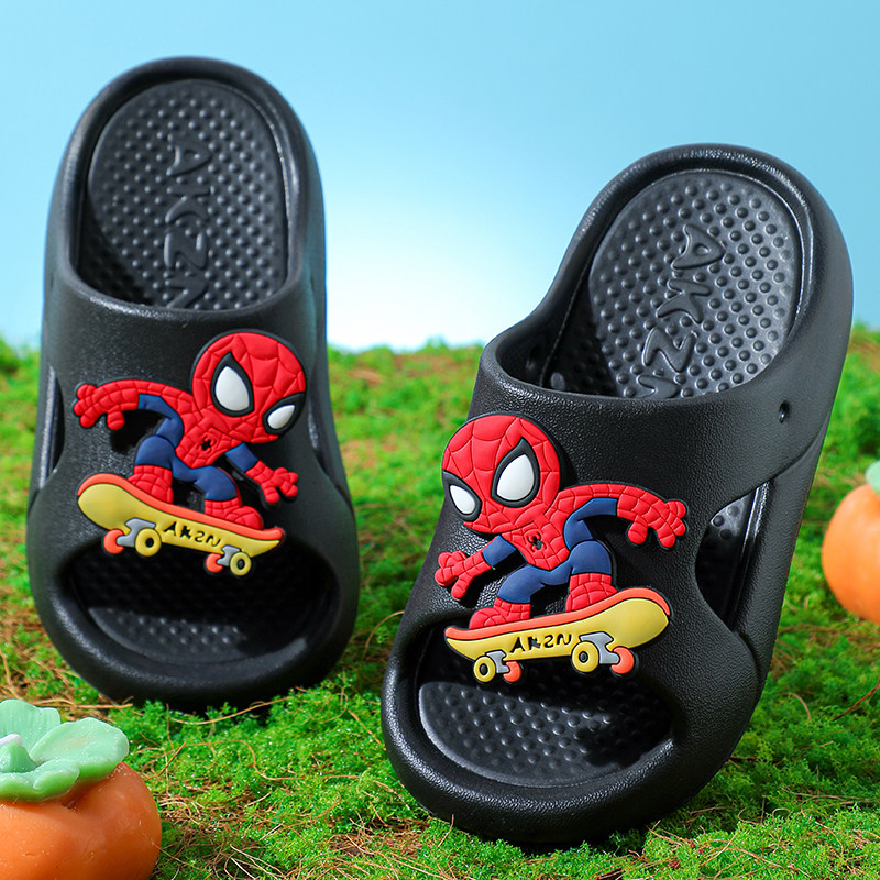 夏季男童凉拖鞋卡通居家室内防滑浴室洗澡可爱软底中小童儿童拖鞋