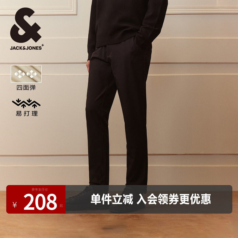 杰克琼斯基础百搭常规长裤休闲裤